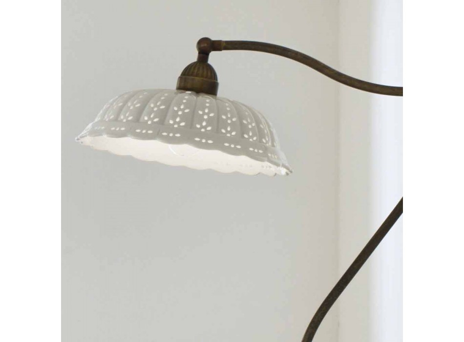 Floor lamp art nouveau ceramics Anita Il Fanale Viadurini