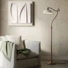 Anita Il Fanale liberty style ceramic floor lamp Viadurini