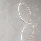 Gold Finish Metal Floor Lamp with Dimmable LED - Raissa Viadurini