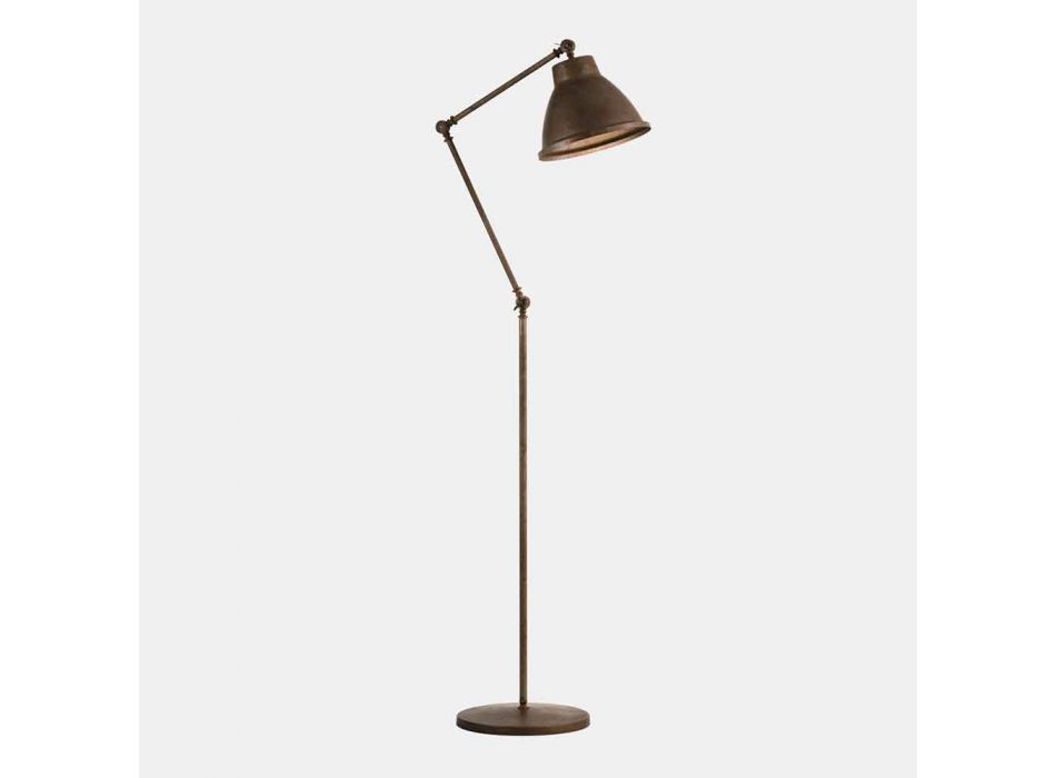 Floor Lamp in Brass and Iron with Swivel Design Vintage - Loft by Il Fanale Viadurini