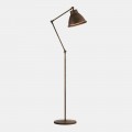 Floor Lamp in Brass and Iron with Vintage Style Joint - Loft by Il Fanale