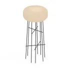 Alabaster Polyethylene Outdoor Floor Lamp Made in Italy - Disco Viadurini
