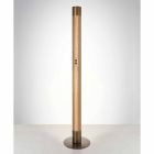 Floor Lamp in Solid Oak and Brass Made in Italy High Quality - Olive Viadurini