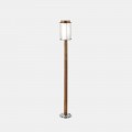 Tall Outdoor Lamp in Brass and Glass Made in Italy - Loggia by Il Fanale