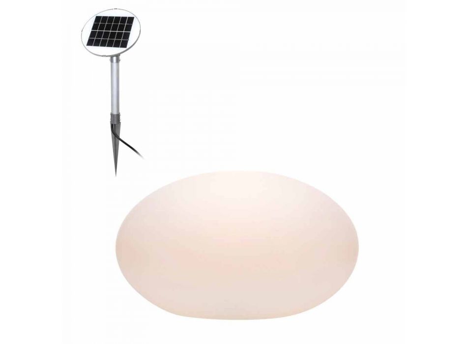 Led, Solar or E27 Floor Lamp of Colored Modern Oval Design - Uovostar Viadurini