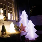 Floor Lamp Led, Solar or E27 in Plastic Christmas Design - Alberostar Viadurini