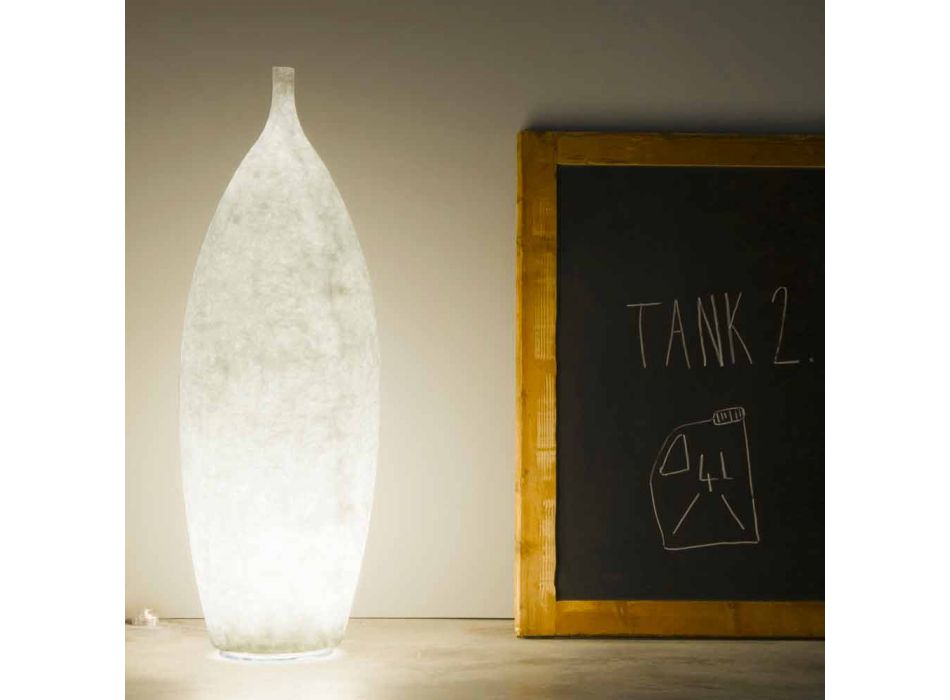 Modern nebulite floor lamp In-es.artdesign Tank 2 H92cm Viadurini