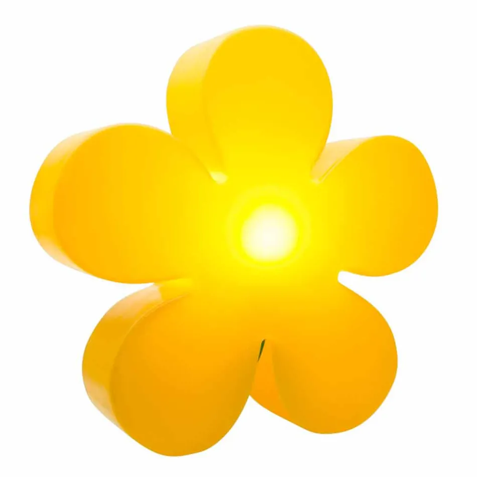 Floor or Table Lamp Modern Design with Colored Flower - Fiorestar Viadurini