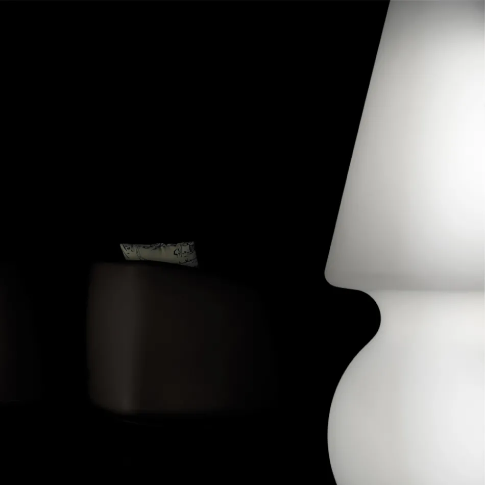 Alvarez Outdoor Floor Lamp with LED Light in Polyethylene Made in Italy Viadurini
