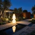 Alvarez Outdoor Floor Lamp with LED Light in Polyethylene Made in Italy
