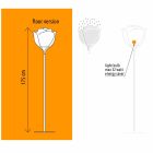 Plastic Flower Design Outdoor Floor Lamp - Baby Love by Myyour Viadurini