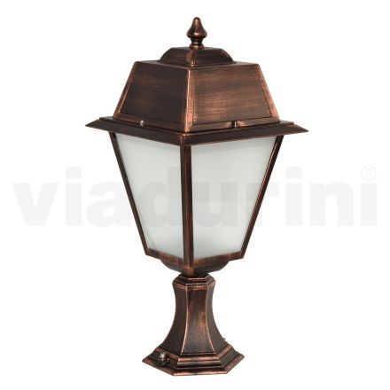 Vintage Outdoor Floor Lamp in Aluminum Made in Italy - Doroty Viadurini