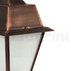 Vintage Outdoor Floor Lamp in Aluminum Made in Italy - Doroty Viadurini