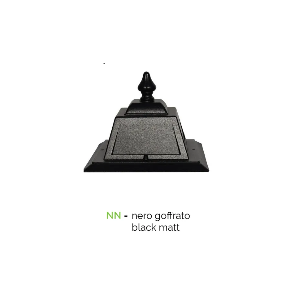 Vintage Outdoor Floor Lamp in Aluminum Made in Italy - Doroty Viadurini