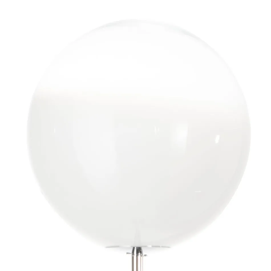 Isotta Floor Lamp in White Cased Glass Made in Italy Viadurini