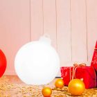 Indoor or Outdoor Decor Lamp Red, White Christmas Ball - Pallastar Viadurini