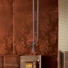 Grilli Snake leather and metal design lamp 100 % made in Italy Viadurini