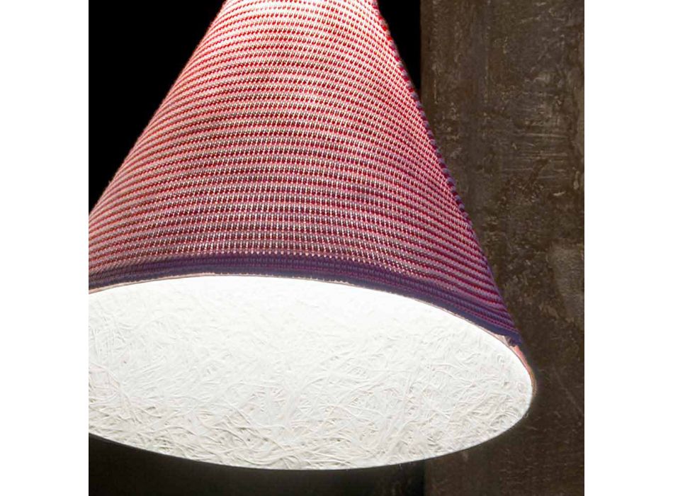 In-es.artdesign Jazz A Stripe colored wool design wall lamp Viadurini