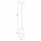 Design suspension lamp in ceramic produced in Italy Asia Viadurini