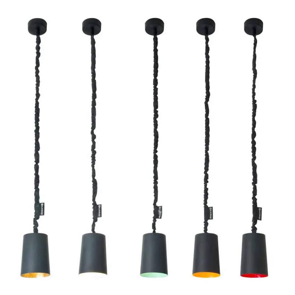 Design suspension lamp In-es.artdesign Paint Blackboard resin Viadurini