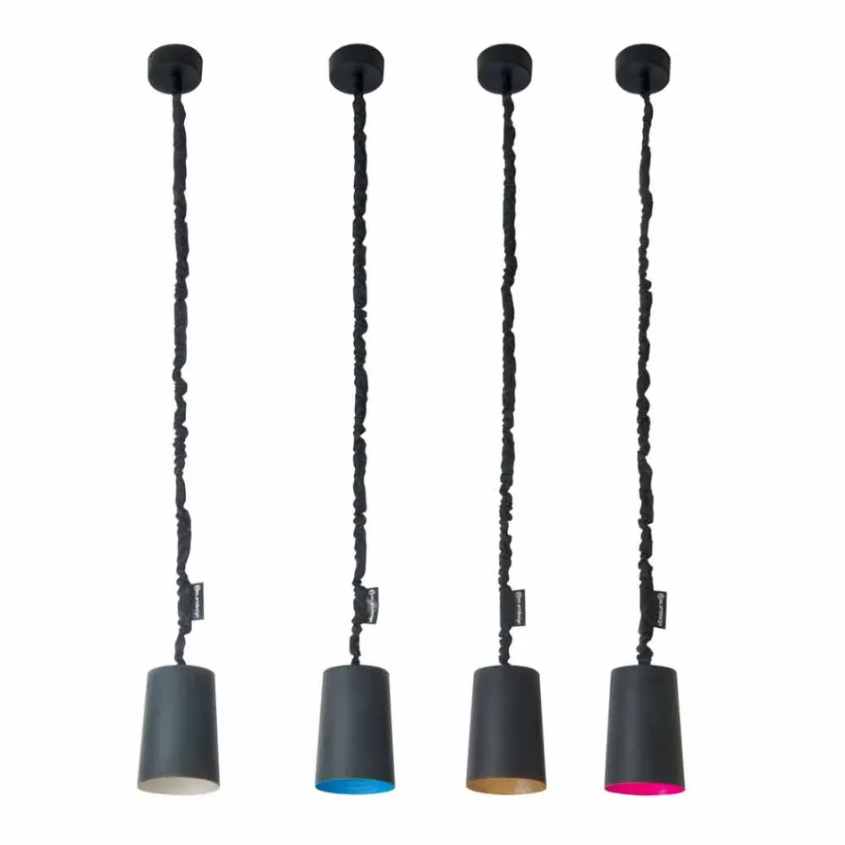 Design suspension lamp In-es.artdesign Paint Blackboard resin Viadurini