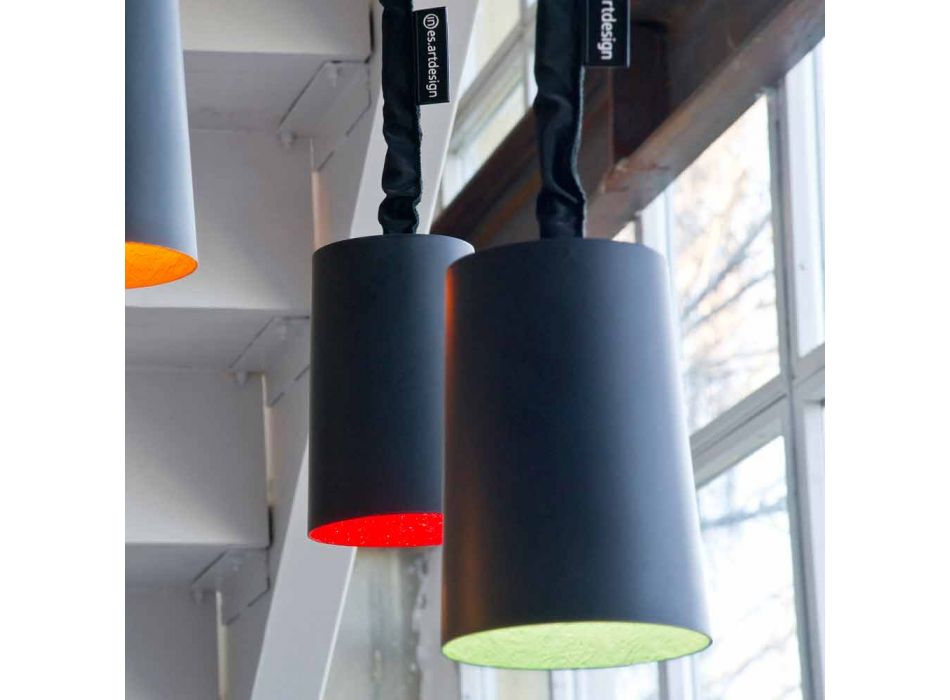 Design suspension lamp In-es.artdesign Paint Blackboard resin Viadurini