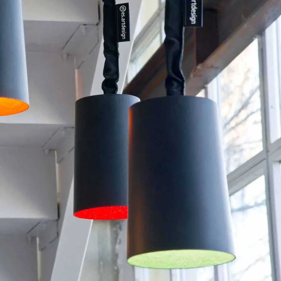 Design suspension lamp In-es.artdesign Paint Blackboard resin Viadurini