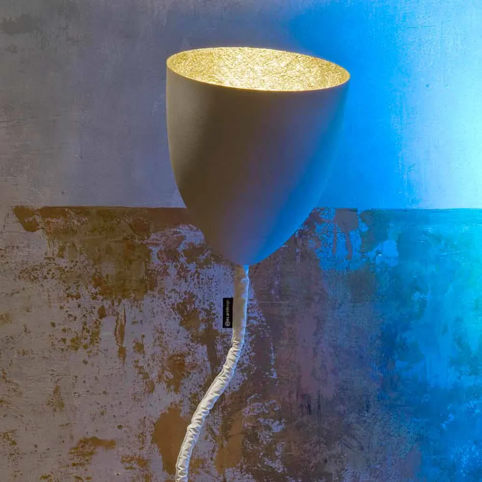 Design floor lamp In-es.artdesign Flower Painted concrete Viadurini