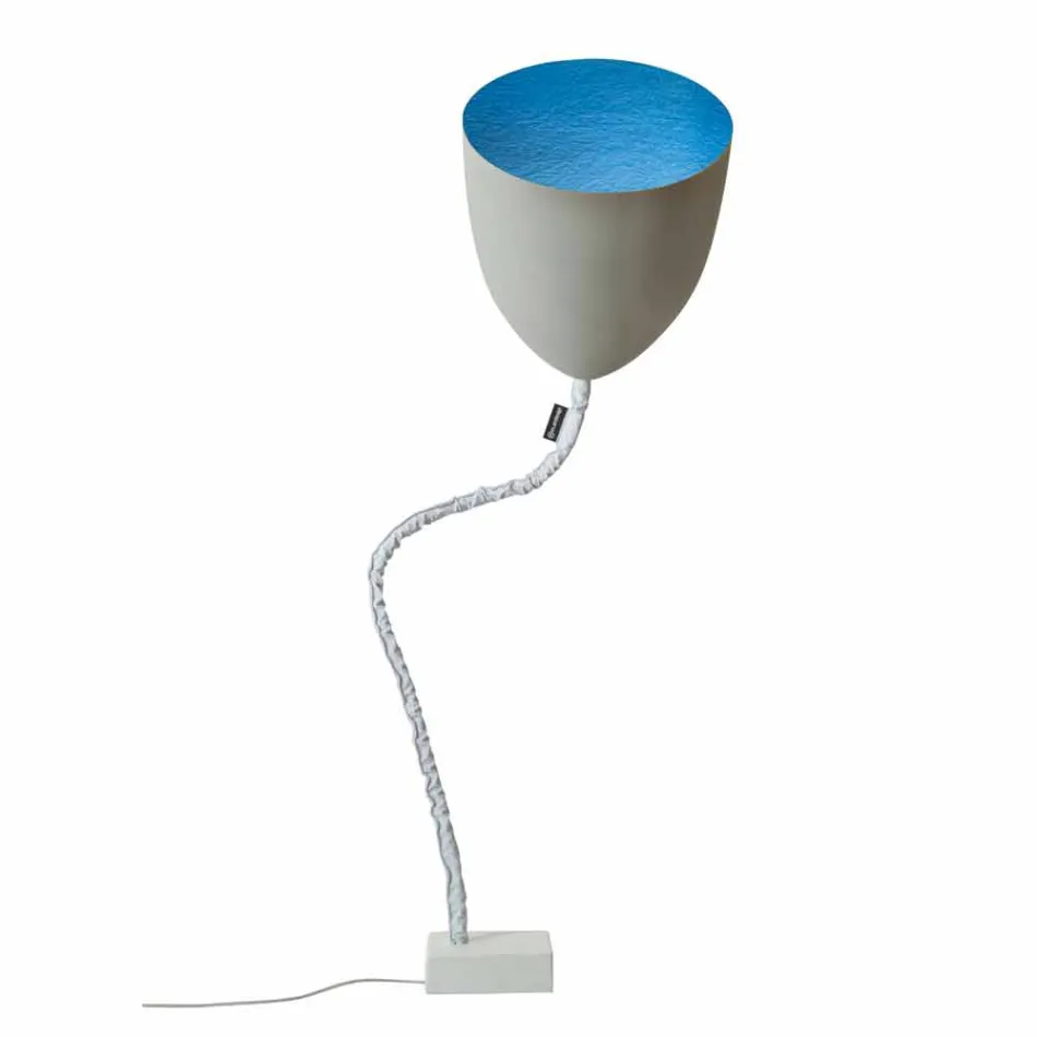 Design floor lamp In-es.artdesign Flower Painted concrete Viadurini