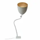 Design floor lamp In-es.artdesign Flower Painted concrete Viadurini