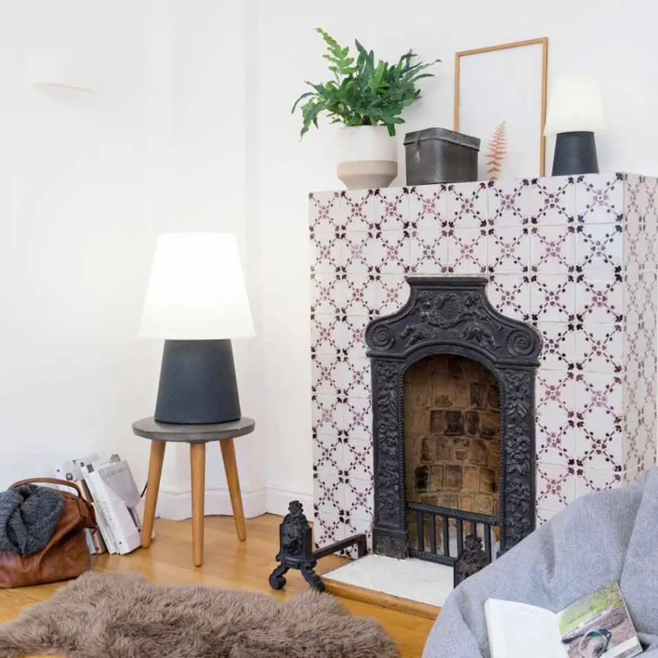 Modern Design Lamp for Indoor or Outdoor in Colored Plastic - Fungostar Viadurini