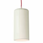 In-es.artdesign Candle 1 suspended design lamp in colored laprene Viadurini
