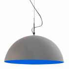 Suspended design lamp In-es.artdesign Mezza Luna Cement varnish Viadurini