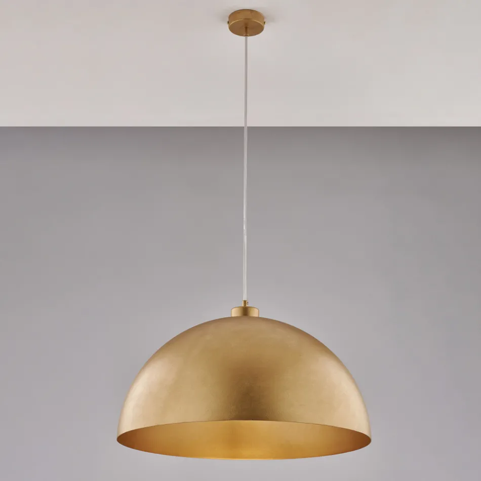 Elegant Glass and Metal Lamp Made in Italy for Refined Interiors - Deneb Viadurini
