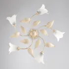 Elegant glass and metal lamp Made in Italy for refined interiors – Sirio Viadurini