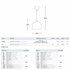 The ceramic lamp Shines Aldo Bernardi, with rosette 1 output. Viadurini