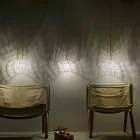 Suspended lamp in cotton and viscose In-es.artdesign Modern texture Viadurini