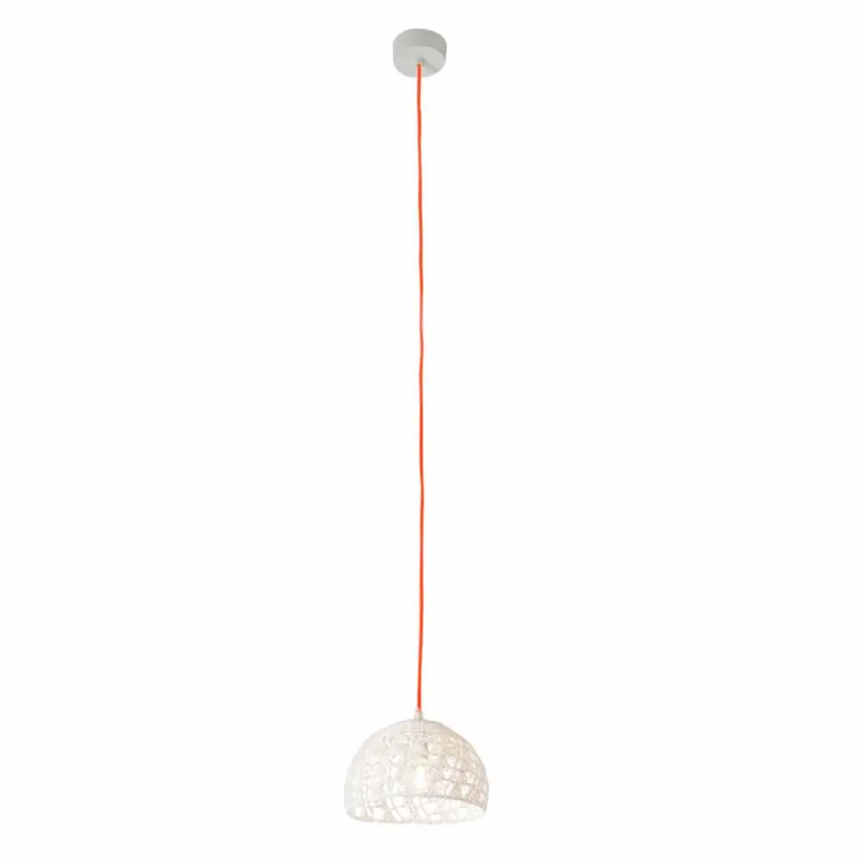 Suspended lamp in cotton and viscose In-es.artdesign Modern texture Viadurini