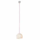 Suspended lamp in cotton and viscose In-es.artdesign Modern texture Viadurini
