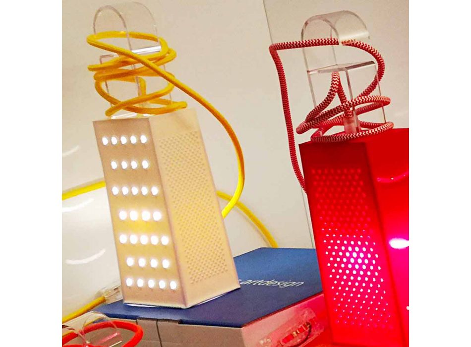 In-es.artdesign Cacio & Pepe modern table lamp in laprene Viadurini