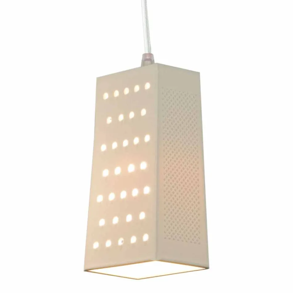 Suspended lamp in laprene In-es.artdesign Cacio & Pepe 2 colored Viadurini