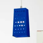 Suspended lamp in laprene In-es.artdesign Cacio & Pepe 2 colored Viadurini