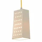 Suspended lamp in laprene In-es.artdesign Cacio & Pepe 2 colored Viadurini