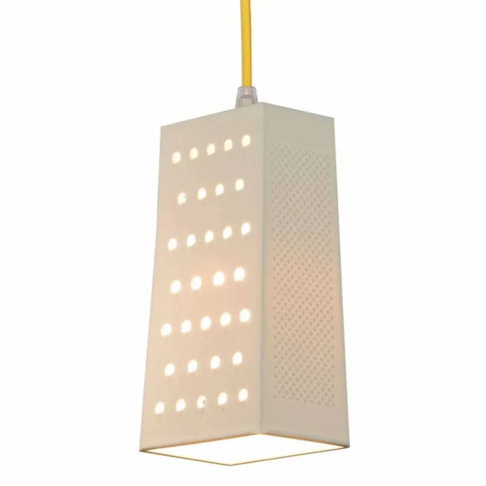 Suspended lamp in laprene In-es.artdesign Cacio & Pepe 2 colored Viadurini