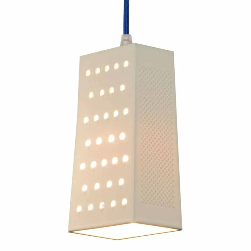 Suspended lamp in laprene In-es.artdesign Cacio & Pepe 2 colored Viadurini