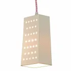 Suspended lamp in laprene In-es.artdesign Cacio & Pepe 2 colored Viadurini