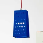 Suspended lamp in laprene In-es.artdesign Cacio & Pepe 2 colored Viadurini
