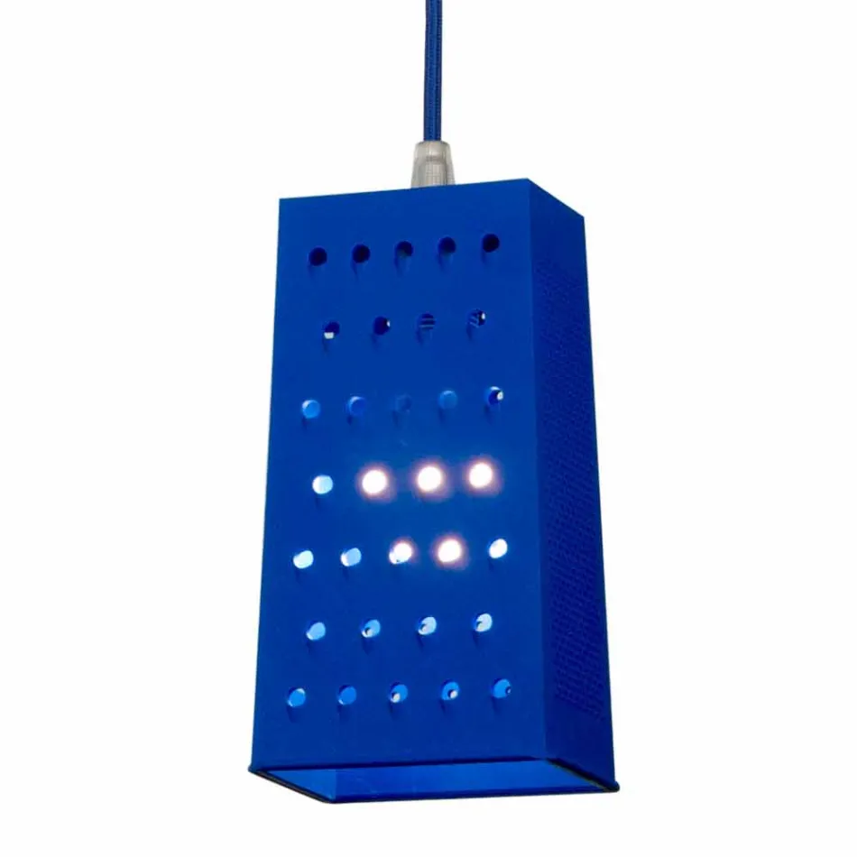 Suspended lamp in laprene In-es.artdesign Cacio & Pepe 2 colored Viadurini