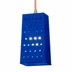 Suspended lamp in laprene In-es.artdesign Cacio & Pepe 2 colored Viadurini