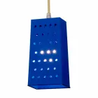 Suspended lamp in laprene In-es.artdesign Cacio & Pepe 2 colored Viadurini